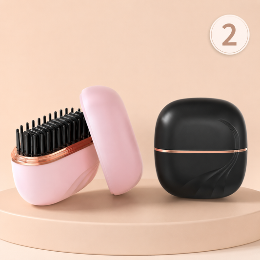 Pack Duo Lissé Mini — deux brosses lissantes sans fil