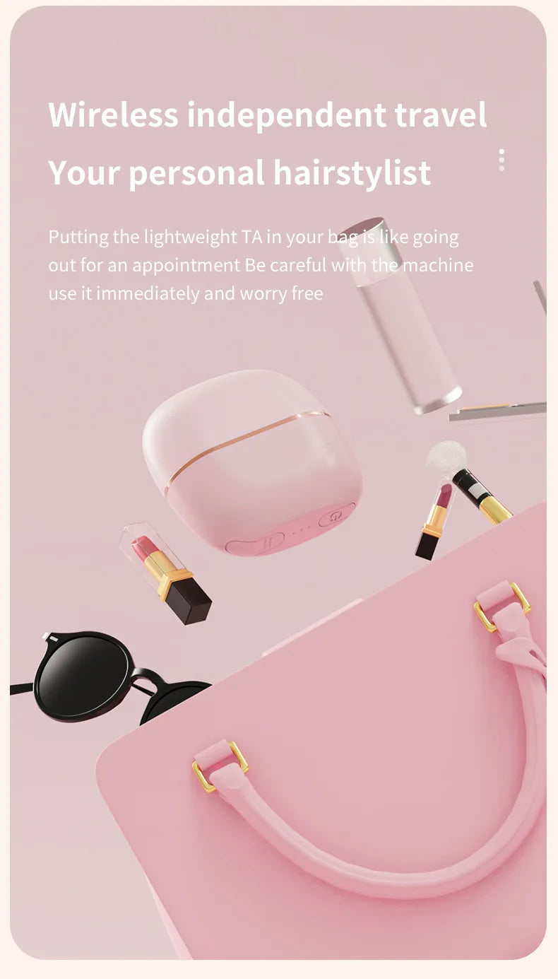 Lissé Mini Brosse Lissante Sans Fil