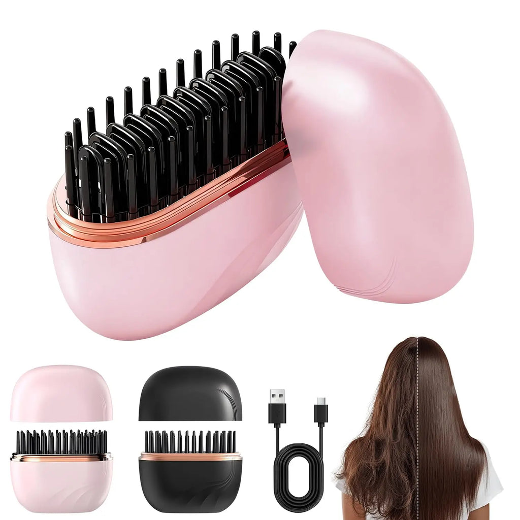 Lissé Mini Brosse Lissante Sans Fil